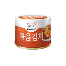Jongga Canned Kimch (Fried) 5.64oz(160g), 종가집 캔볶음김치 고소한맛 5.64oz(160g)