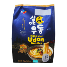 CJ Night Time Udon Noodles 15.6oz(442.4g), 씨제이 심야우동 15.6oz(442.4g)