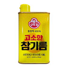 Ottogi Sesame Oil 16.9oz(500ml), 오뚜기 고소한 참기름 16.9oz(500ml)