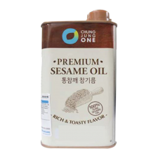 ChunJungOne Sesame Seed Oil 33.8fl.oz(1l), 청정원 통참깨 참기름 33.8fl.oz(1L)