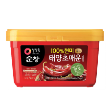 Chung Jung One Sunchang 100% Brown Rice Red Pepper Paste Spicy 2.2lb(1kg), 청정원 순창 100% 현미 태양초 매운 고추장 2.2lb(1kg), 淸淨園 Sunchang 100% Brown Rice Red Pepper Paste Spicy 2.2lb(1kg)