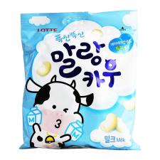 Lotte Chewing Candy Milk 5.57oz(158g), 롯데 말랑카우 밀크 5.57oz(158g)