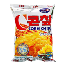 Crown Corn Chip Big Size 5.22oz(148g), 크라운 콘칩 군옥수수맛 빅사이즈 5.22oz(148g), 皇冠 玉米片 5.22oz(148g)