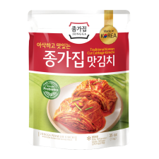 Chongga Cut Cabbage Kimchi (Mat Kimchi) 2.2lb(1kg) , 종가집 종가집 맛김치 2.2lb(1kg)