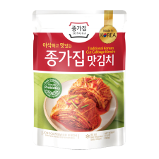 Chongga Cut Cabbage Kimchi (Mat Kimchi) 17.6oz(500g), 종가집 종가집 맛김치 17.6oz(500g)