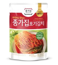 Chongga Whole Cabbage Kimchi (Poggi Kimchi) 17.6oz(500g), 종가집 종가 포기김치 17.6oz(500g)