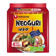 Nongshim Neoguri Spicy Seafood Ramen 4.2oz(120g) 4 Packs, 농심 너구리 4.2oz(120g) 4팩