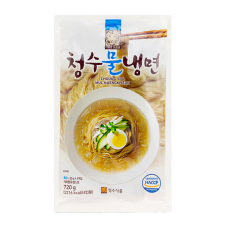 Choung Soo Mul Naengmyeon (Korean Cold Noodle) 25.40oz(720g), 청수 물 냉면 건면 25.40oz(720g)