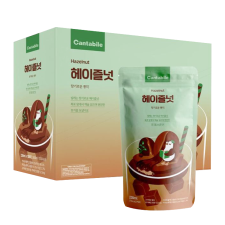 Cantabile Hazelnut Coffee Pouches 6.7 fl.oz(190ml) 10 Pouches, 칸타빌레 헤이즐넛 커피 파우치 6.7 fl.oz(190ml) 10개입