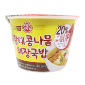 Ottogi Cooked Rice and Dried Pollack Soup with Bean Sprouts 10.63oz(301.5g), 오뚜기 황태콩나물 해장국밥 컵밥  10.63oz(301.5g), 不倒翁 Cooked Rice and Dried Pollack Soup with Bean Sprouts 10.63oz(301.5g)